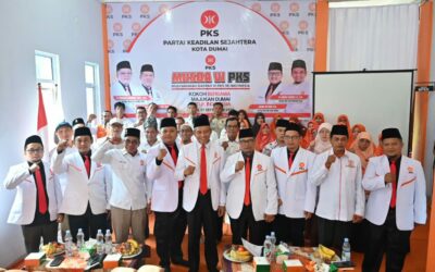 Agung Wiyono SHI Resmi Ketua DPD PKS Dumai, Gantikan Ustadz Baharuddin Atan