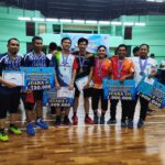 Andil Pelindo Dumai dalam Turnamen Badminton Hari Jadi ke-80 TNI AL