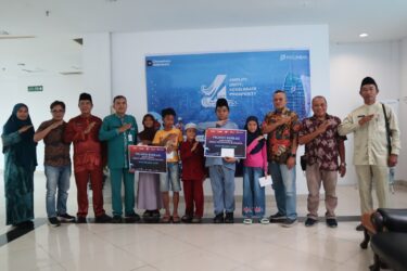 Peduli Sesama, Pelindo Dumai Santuni Puluhan Anak Yatim Sekitar Perusahaan 