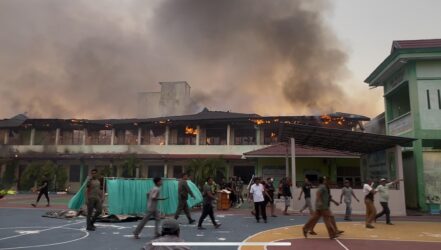 Gedung SMAN 1 Tebingtinggi Ludes Terbakar, Gubri Langsung Instruksikan Ini! 