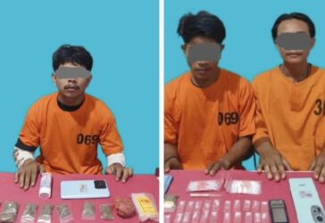 Sita Ganja dan Sabu, Polisi Gerebek Sarang Narkotika di Desa Langkan Pelalawan 