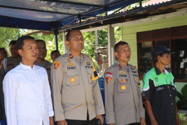 Diresmikan Kapolri, Polres Dumai Bangun Jembatan Merah Putih Presisi di Jalan Paris Kelurahan Sukajadi 