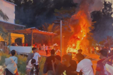 Kapolsek Panipahan dan Kanit Reskrim Dicopot, Buntut Aksi Massa Bakar Rumah Bandar Narkoba 