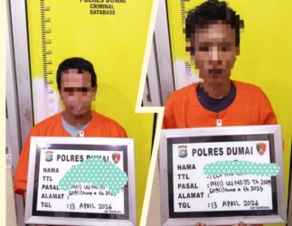 Polisi Gerebek Ruko Sabu di Pelintung Dumai, Dua Orang Diringkus 