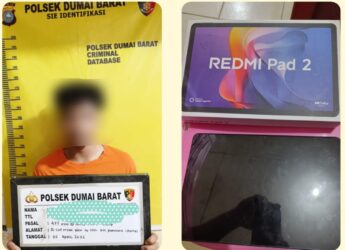 Congkel Kaca Nako, Maling Masuk Rumah Warga Purnama Dumai, HP dan Tablet Raib 