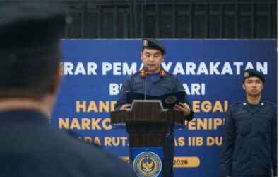 Rutan Dumai Ikrarkan Bersih dari Handphone Ilegal, Narkoba dan Penipuan