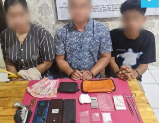 Polisi Gerebek Pengedar di Sungai Apit, Temukan Sabu dan Senpi Rakitan 