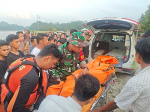 Tim SAR Temukan Korban Tenggelam di Desa Muara Jalai Kampar 
