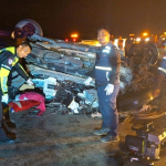 Perawat dan Keluarga Pasien Tewas, Ambulans RSUD Rohil Lakalantas di Tol Permai