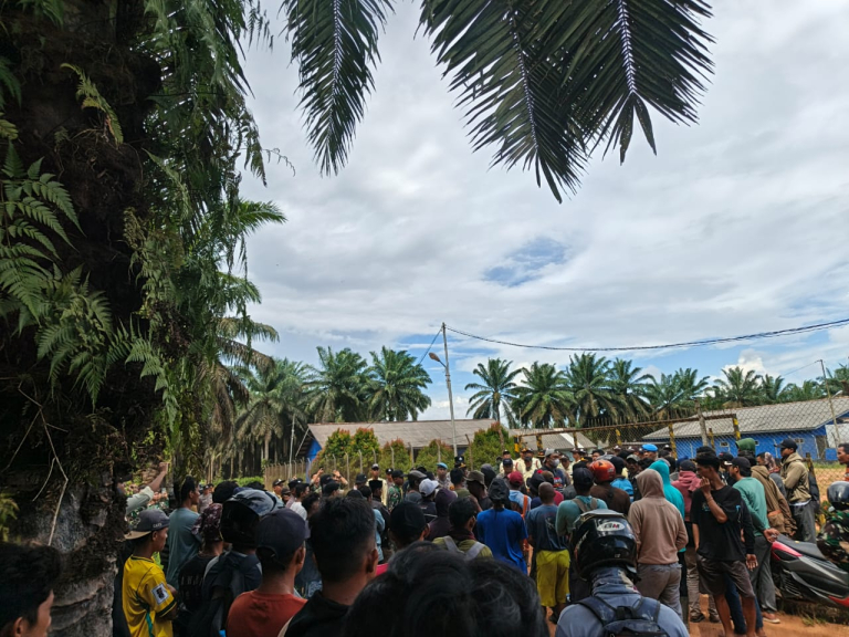 Pasca Kamp Dibakar, Ribuan Warga Lapan Desa ‘Kepung’ PT GML 