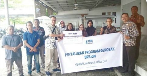 Dukung Program Pemerintah, Bank BRI Cabang Duri Bantu Pedagang Kecil