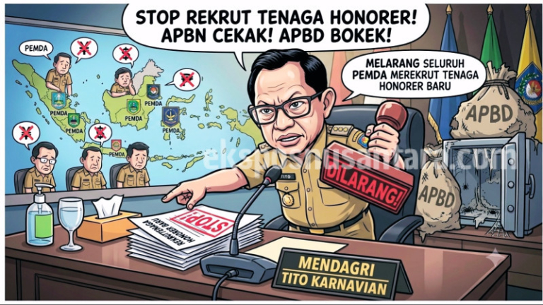 Pusat Larang Pemda Rekrut Honorer Baru, Belanja Pegawai Membengkak