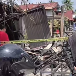 Deretan Kios di Perbatasan Pekanbaru-Kampar Ludes Terbakar 