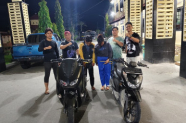 Sepasang Kekasih Gasak Yamaha NMAX di Parkiran RSUD Bengkalis 