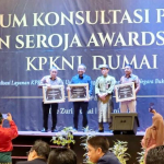 Raih Prestasi, Bank BRI Cabang Duri Terima Penghargaan KPNL Dumai