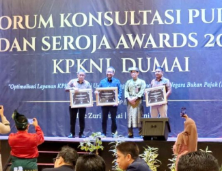 Raih Prestasi, Bank BRI Cabang Duri Terima Penghargaan KPNL Dumai