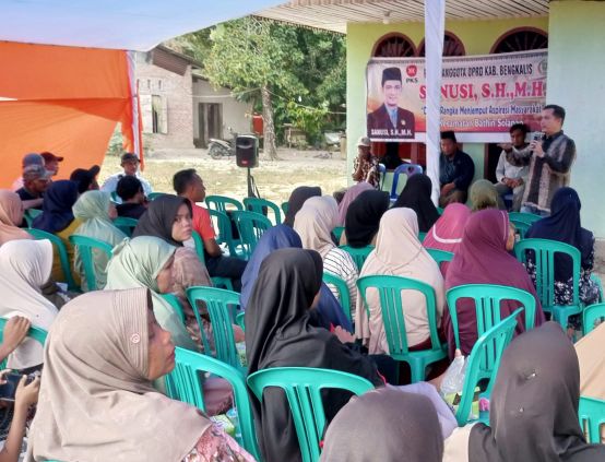 Reses di Belading Desa Petani, Anggota DPRD Bengkalis Sanusi Tampung Aspirasi Masyarakat 