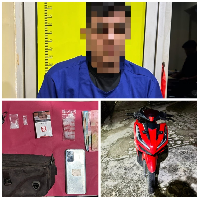 Kelabui Polisi, Pengedar Sabu Jadikan Pondok untuk Transaksi di Bukit Kayukapur Dumai 