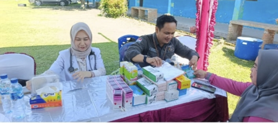Peduli Kesehatan Warga, Apical Dumai Gelar Pengobatan Gratis di Lubuk Gaung