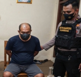 Polisi Gerebek Sarang Pengedar Sabu di Sungaijering Kuansing, Seorang Terciduk 