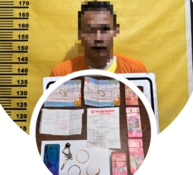 Maling Sikat Perhiasan Emak Emak PNS di BTN Kesuma Permai Dumai 