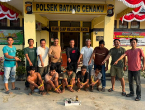 Lima Bandar Sabu Terciduk, Polisi Gerebek Sarang Narkoba di Desa Alim Inhu 