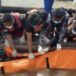 Satu Tewas Seorang Hilang, Pompong Tenggelam di Perairan Desa Mengkikip Kepulauan Meranti 