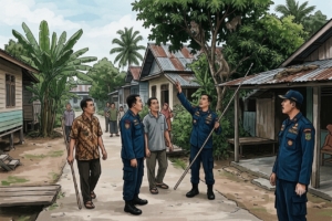 Korban Gigitan Terus Bertambah, Tim Gabungan Buru Monyet Liar di Tembilahan 