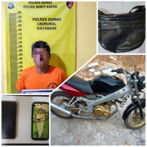 Nekat, Maling Gasak Dompet Orang Sedang Tidur di Bukit Nenas Dumai 