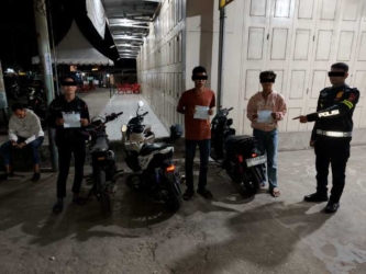 Operasi Cipta Kondisi, Tiga Sepeda Motor Brong Diamankan Petugas 