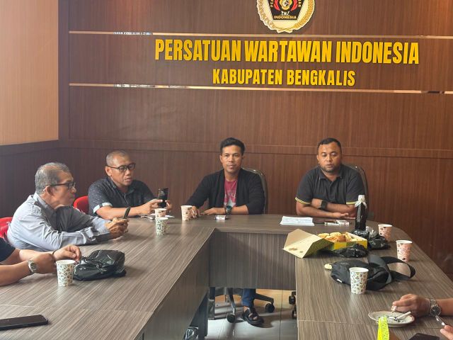 Rapat Pengurus PWI Bengkalis, Adi Putra: Organisasi Kuat, Program Kerja Berjalan Baik