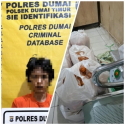 Bongkar Kedai Warga, Maling Keripik Cabe Nyaris Babak Belur di Bukit Batrem Dumai