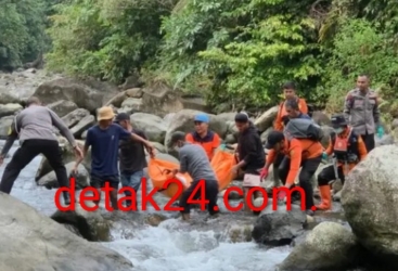 Mayat Tanpa Identitas Membusuk di Sungai Koto Tangah Padang