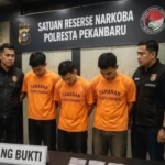 Operasi Malam Jumat, Polisi Garuk Tiga Pengedar Sabu di Marpoyan Damai