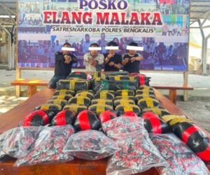Empat Ditangkap, Polisi Sikat Sabu 29 Kilo dan Ratusan Ribu Butir Ekstasi di Selat Baru Bantan 