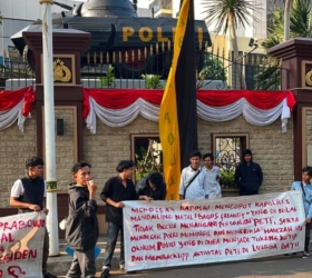 Demo PETI Jilid III, AMP2K Minta Kapolri Copot Kapolres Madina