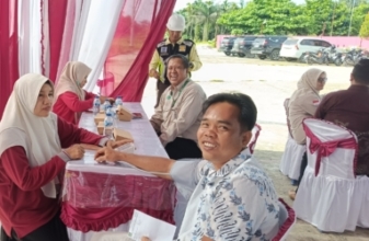 Apical Dumai Gelar Pemeriksaan Kesehatan dan Pengobatan Gratis di Lubuk Gaung