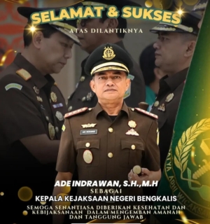 Ade Indrawan Resmi Jabat Kajari Bengkalis, Kejati Riau Lantik 6 Pejabat Struktural 