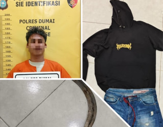 Cinta Ditolak Celurit Bertindak, Warga Simpang Pulai Dumai Terkapar Bersimbah Darah 