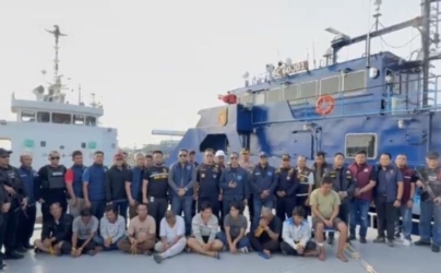 Dicegat di Perairan Bengkalis, Kapal Berbendera Tanzania Angkut Sabu 2,6 Ton