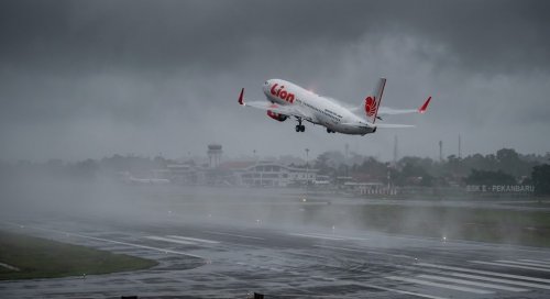 Lion Air Gagal Landing di Bandara SSK II Pekanbaru, Jarak Pandang Minus 