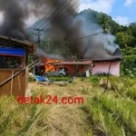 Jago Merah Mengamuk, Rumah dan Mobil Ludes Terbakar di Palupuh Agam 