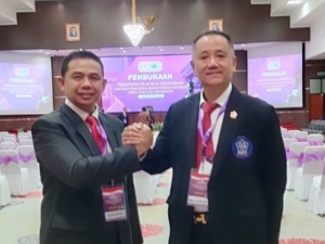 Wilianto Tanta Kembali Terpilih Aklamasi, Ketua PSMTI Mandau Gunawan Sampaikan Selamat
