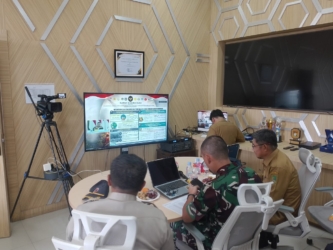 Dandim 0321/Rohil Ikuti Rakor Pemerintah dan Perusahaan HGU-PBPH, Tekankan Kesiapsiagaan Karhutla