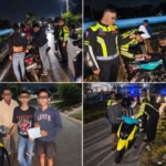 KRYD Polsek Mandau dan BKO Polres Bengkalis Amankan Tujuh Sepeda Motor