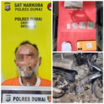Lagi-lagi Narkoba, Kakek Brewok Dicokok Saat Tunggu Pembeli di Jalan Bintan Dumai 