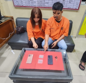 Pasangan Ini Terciduk di Kosan Diego Pattimura Dumai, Polisi Temukan Narkoba 