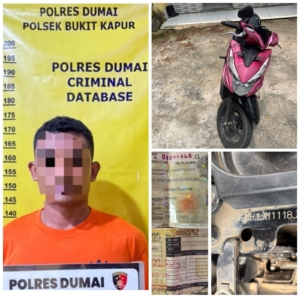 Parkir di Lahan Warga, Motor Pelajar SMPN 05 Dumai Digasak Maling