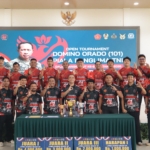 Semarak HUT TNI ke-81, Kodim 0321/Rohil Gelar Turnamen Domino Orado