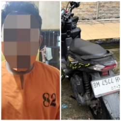 Parkir Sekejap, Motor Lesap di Jalan Belimbing Dumai 